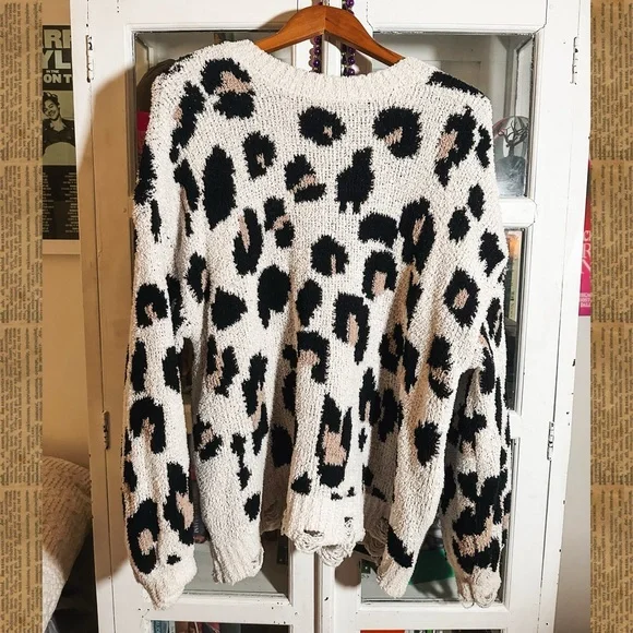 arula (altar’d state) leopard sweater - Picture 1 of 5
